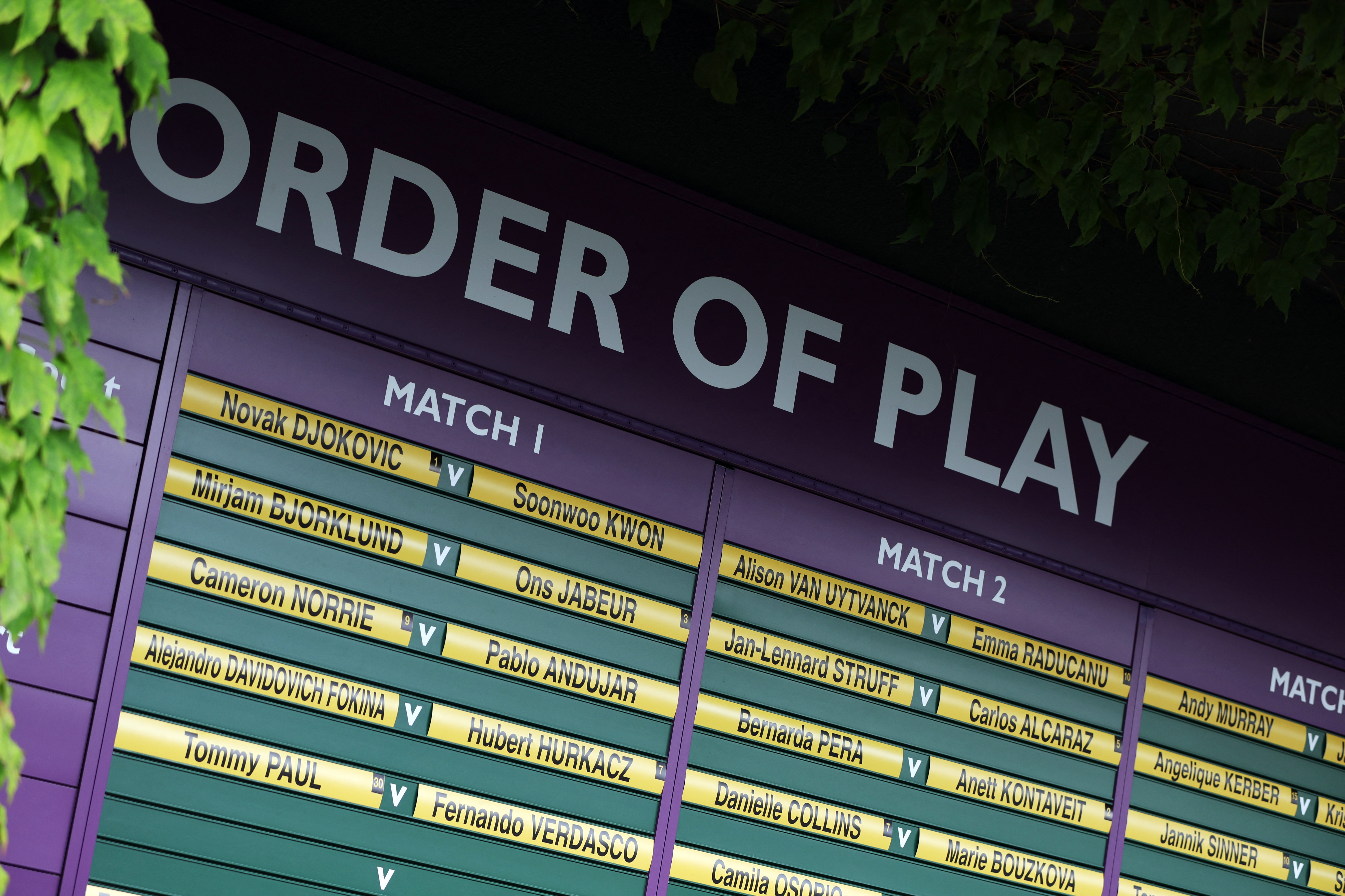 image Wimbledon open for business, not quite as usual