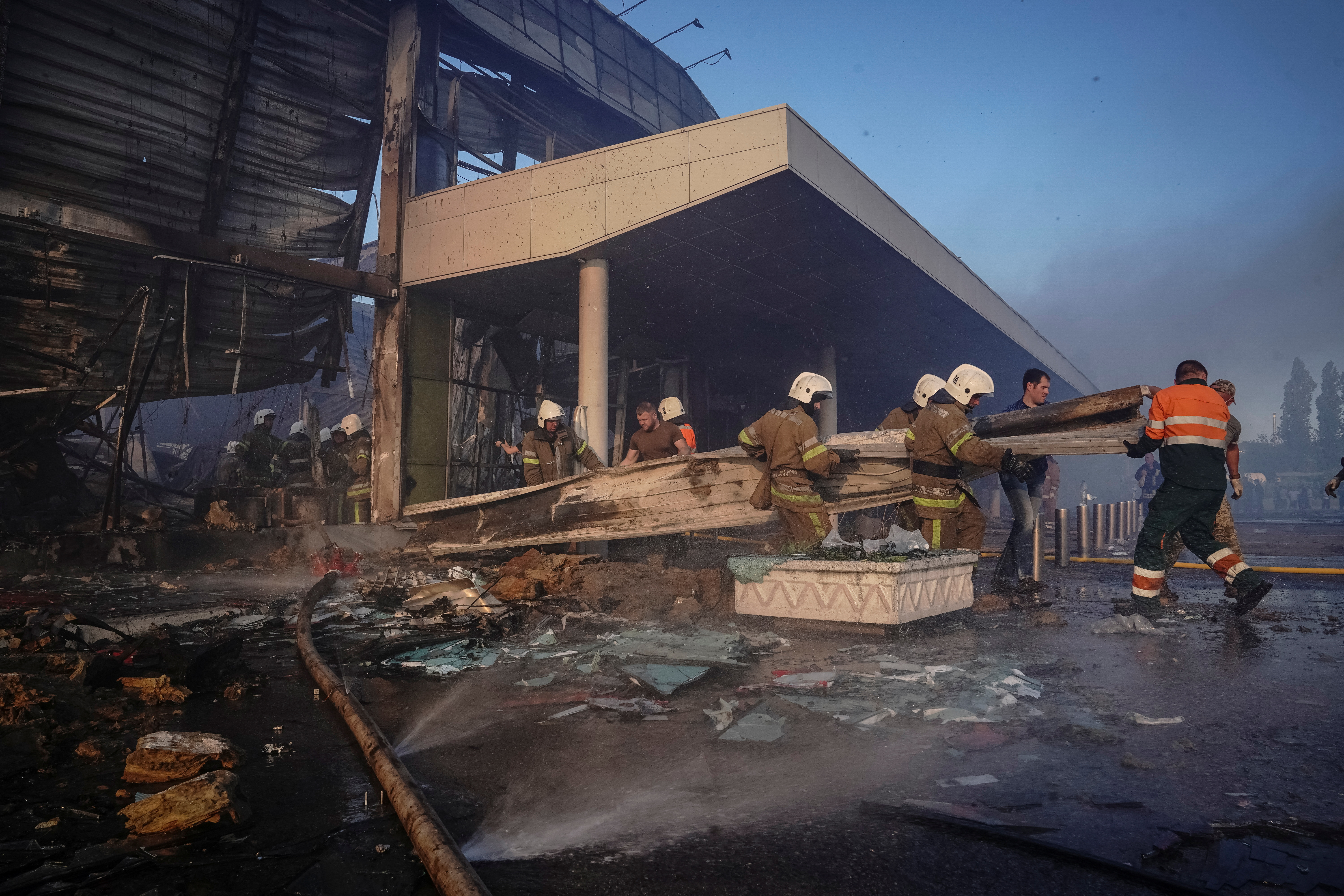 image Dozens missing after Russian missile strike on mall kills 18 (Update 2)