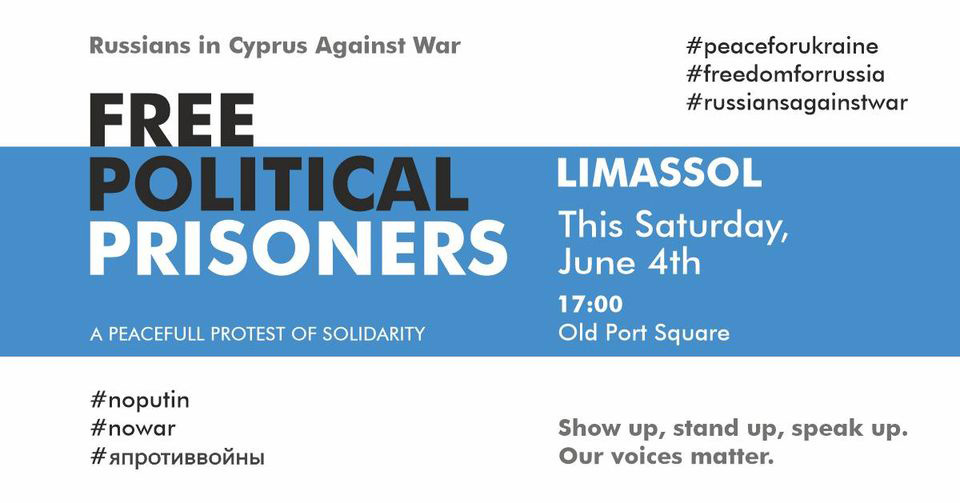 image Russians against war organise rally for Saturday in Limassol