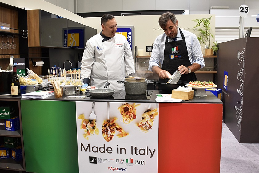 image Alphamega hosts live cooking showcase of its Italian delicacies