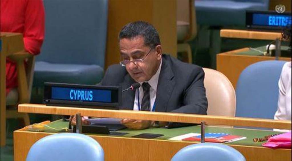 image UNSC failing to see resolutions implemented says Cyprus ambassador