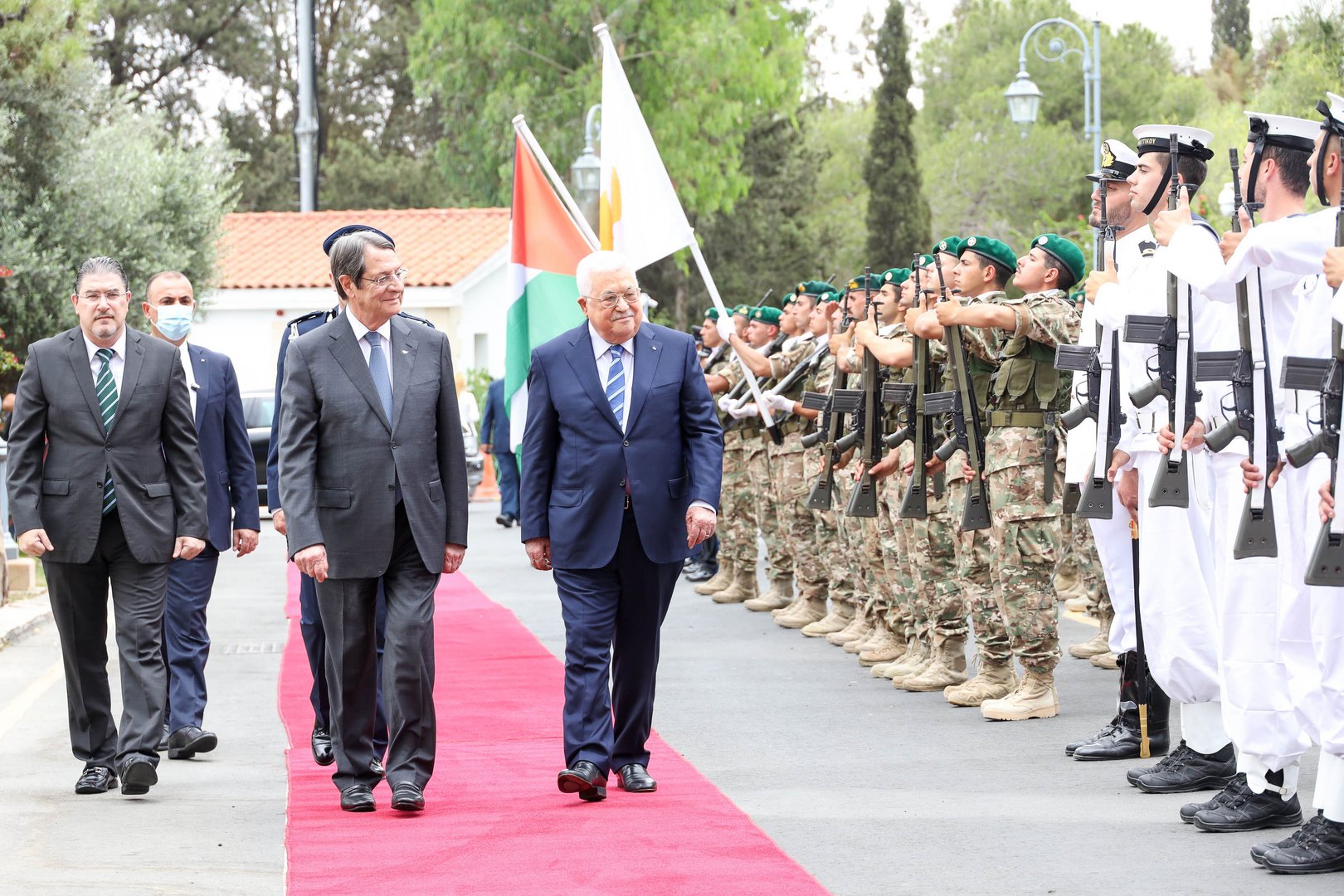 image Palestinian president visits Cyprus (Update)