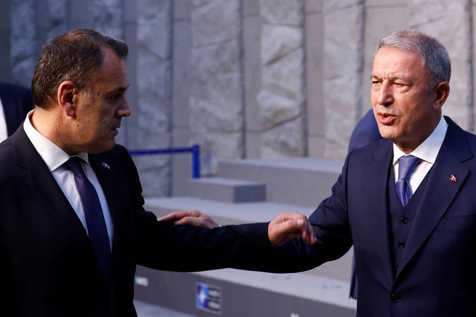 image Turkish, Greek defence ministers stress dialogue, Turkish ministry says