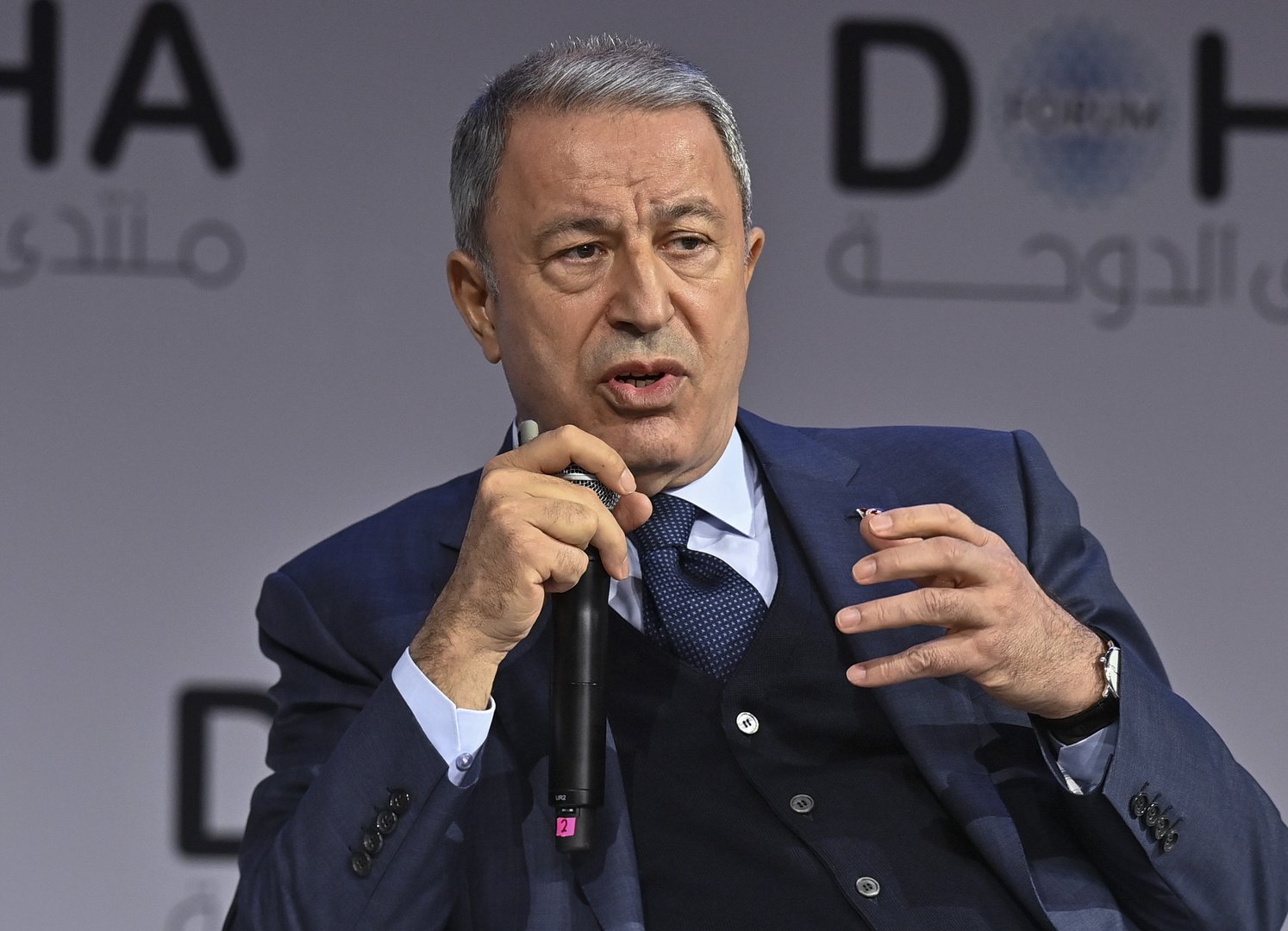 image Russian, Turkish defence ministers discuss Syria, grain exports from Ukraine