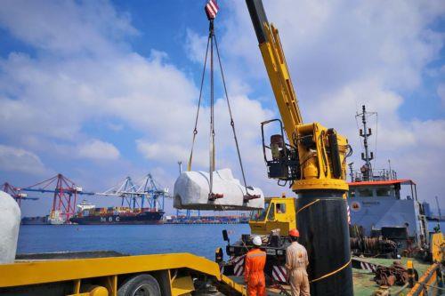 image Two huge carnival masks added to artificial reef in Limassol