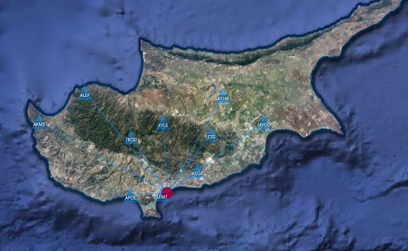 image Cypriot authorities put Sunday&#8217;s tremor at 2.6, epicentre east of Limassol