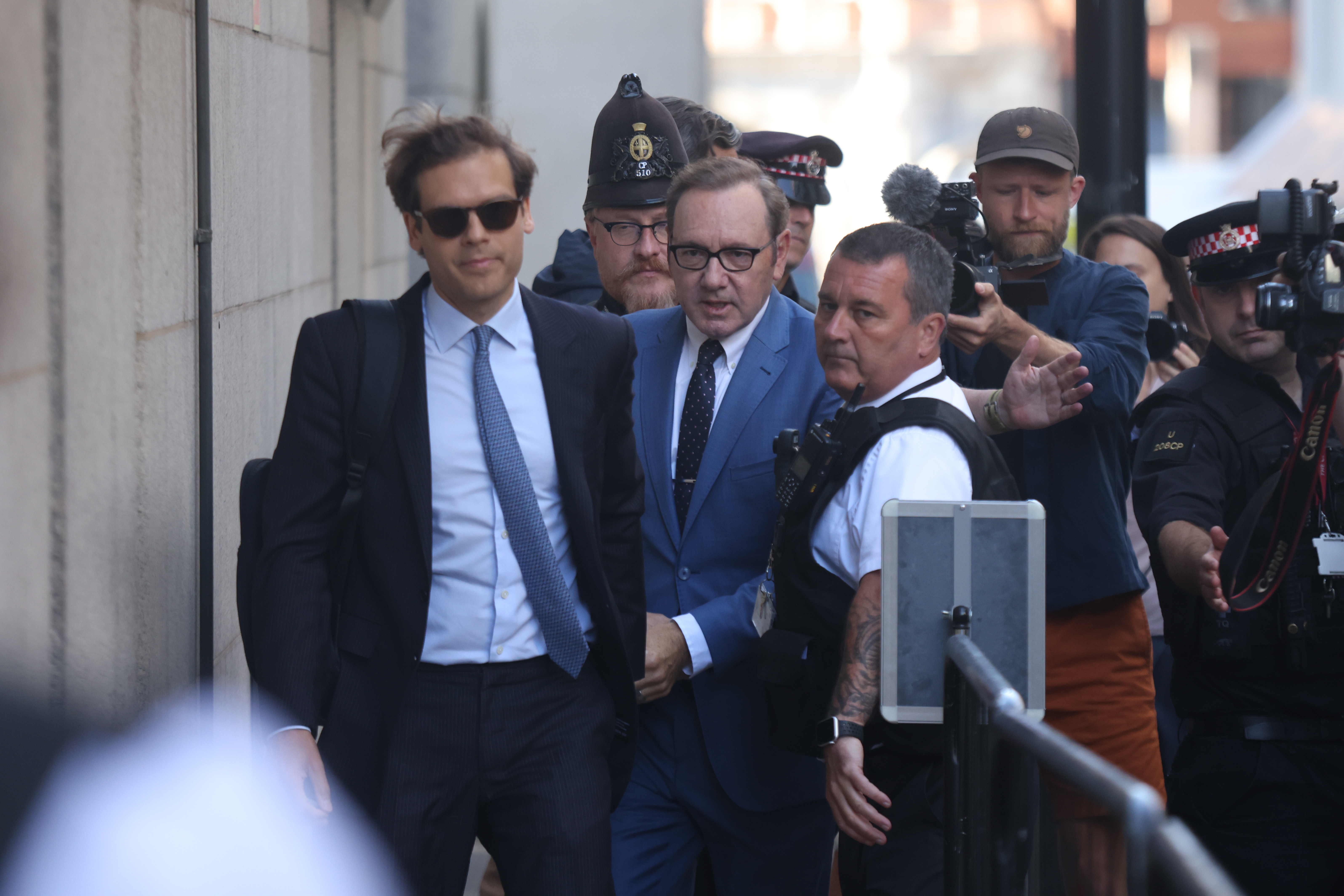 image Kevin Spacey at court to enter pleas in sex assault case