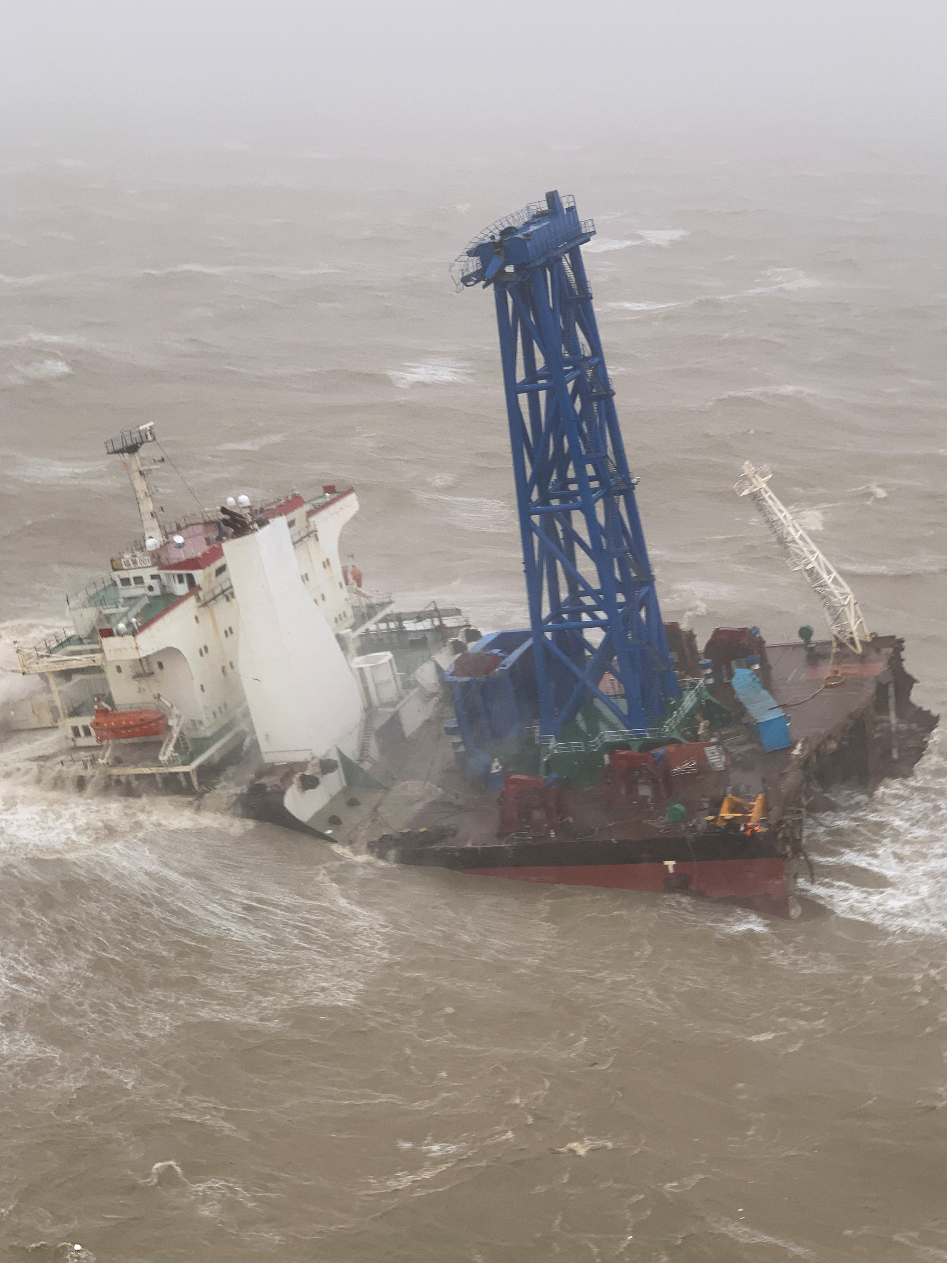 image Chance of finding missing crew off Hong Kong &#8216;very slim&#8217; after storm &#8211; authorities
