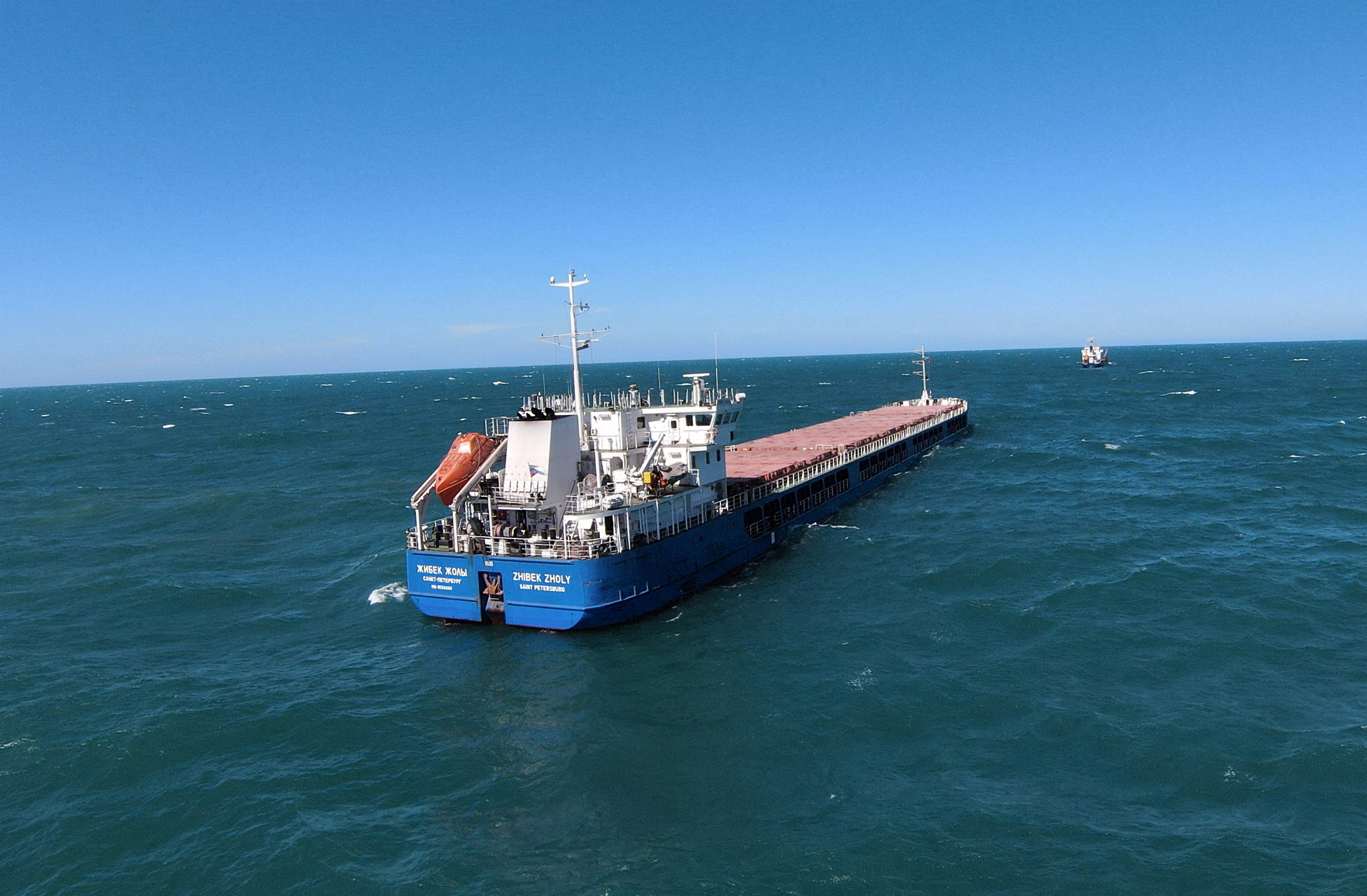 image Turkey halts Russian ship, investigates Ukrainian claims -senior official