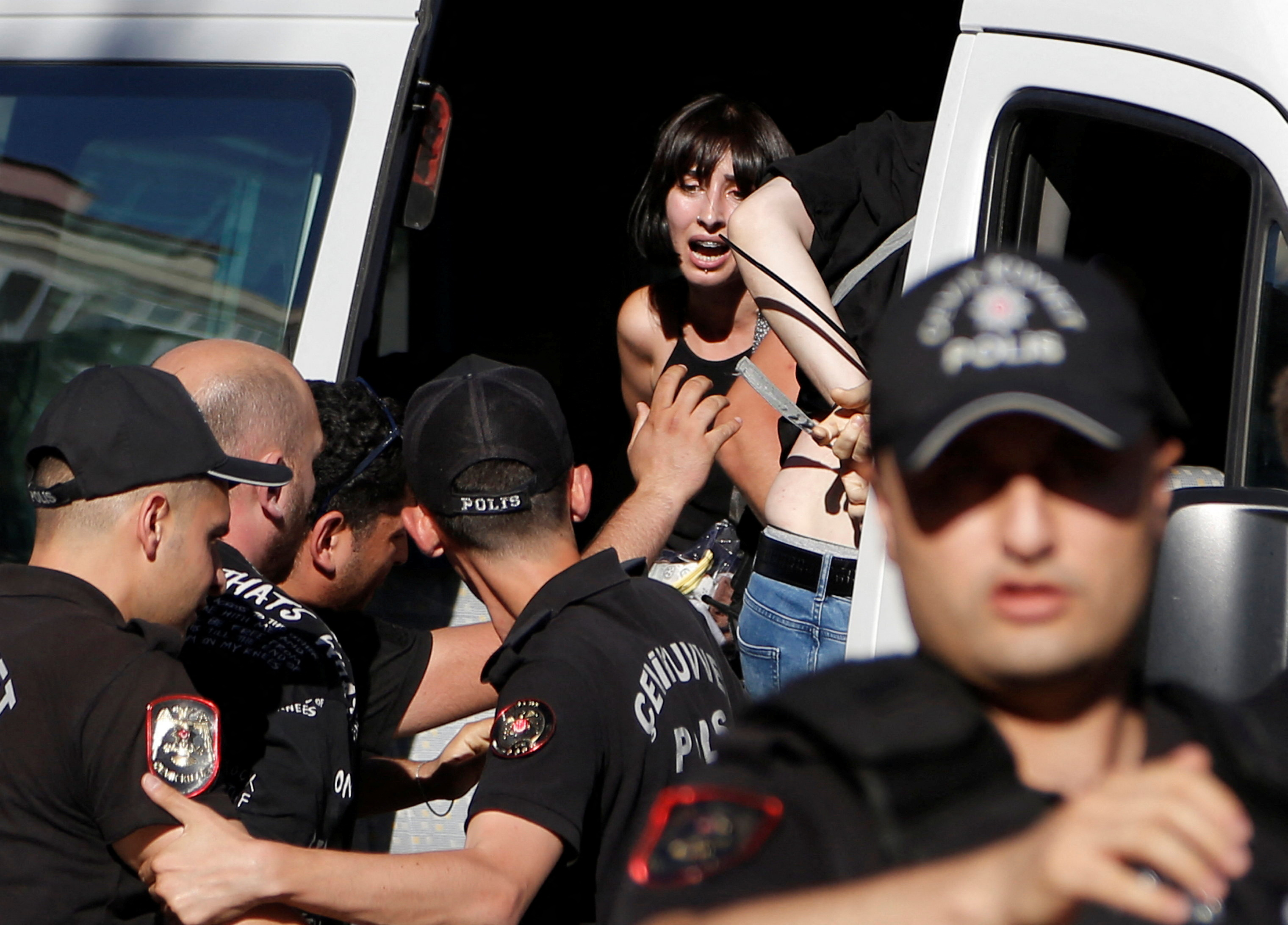 image Turkish police teargas Pride march in Ankara, detain 36