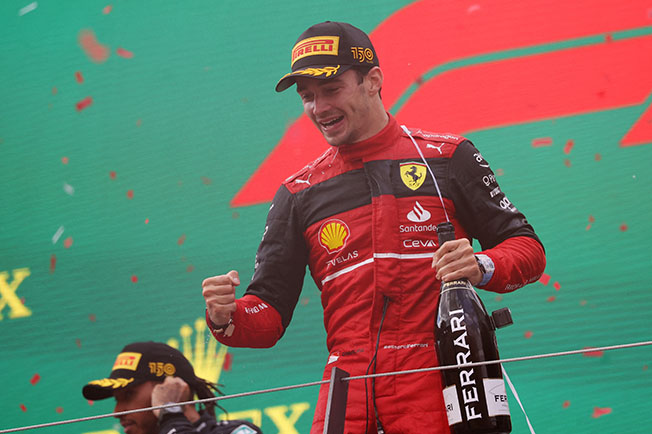 image Ferrari&#8217;s Leclerc wins in Austria after late scare