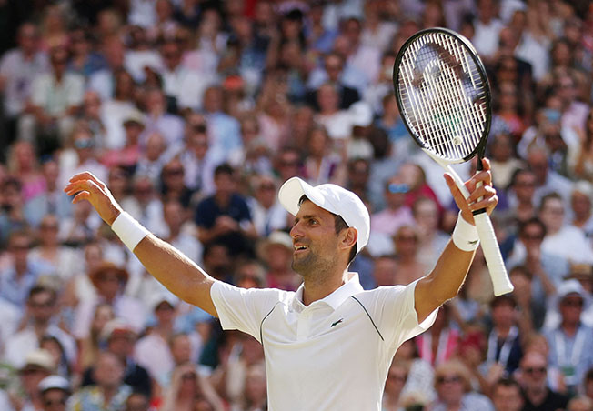 image Djokovic subdues Kyrgios to win fourth straight Wimbledon