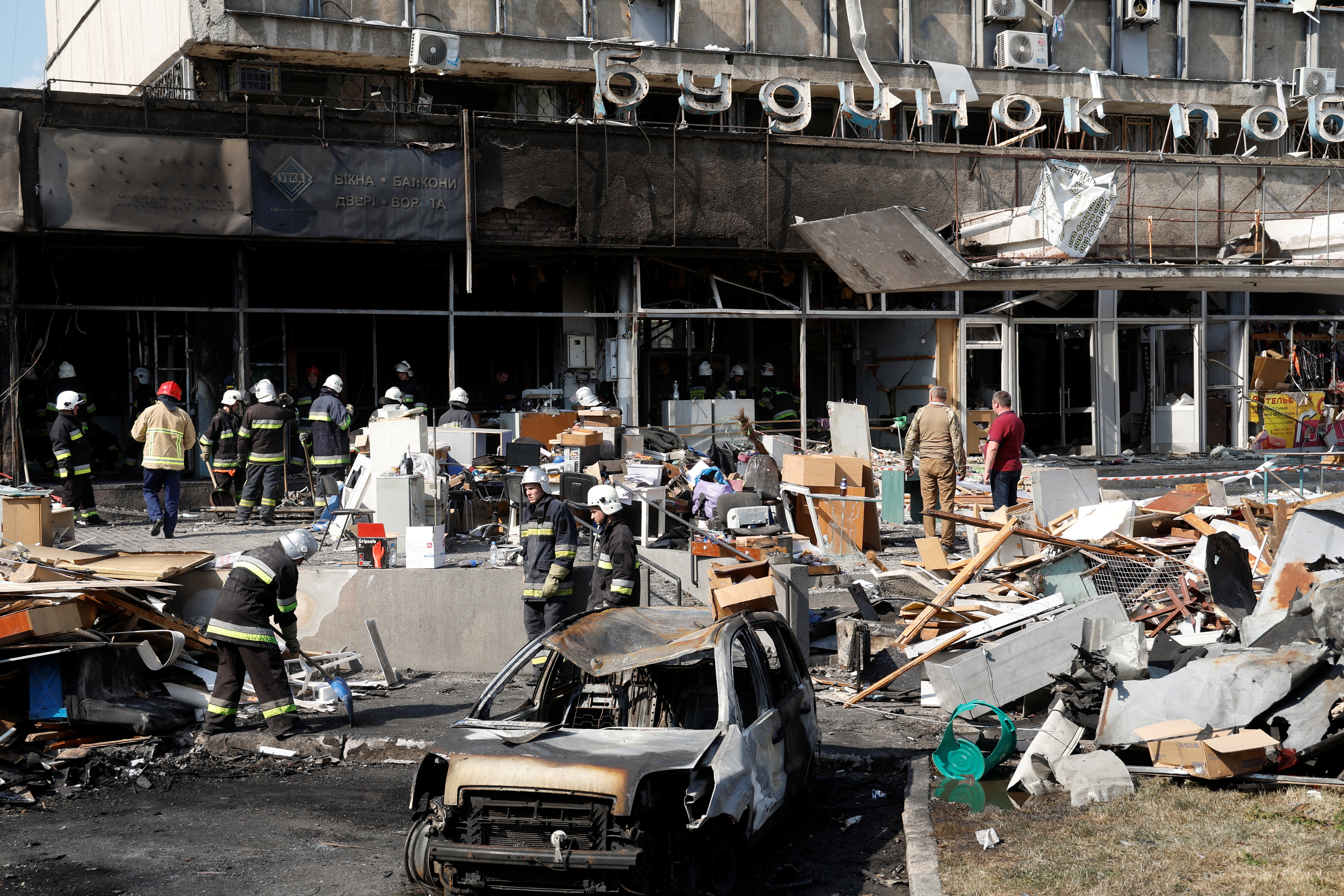 image Zelenskiy condemns deadly Russia strike on &#8216;ordinary, peaceful&#8217; Ukrainian city
