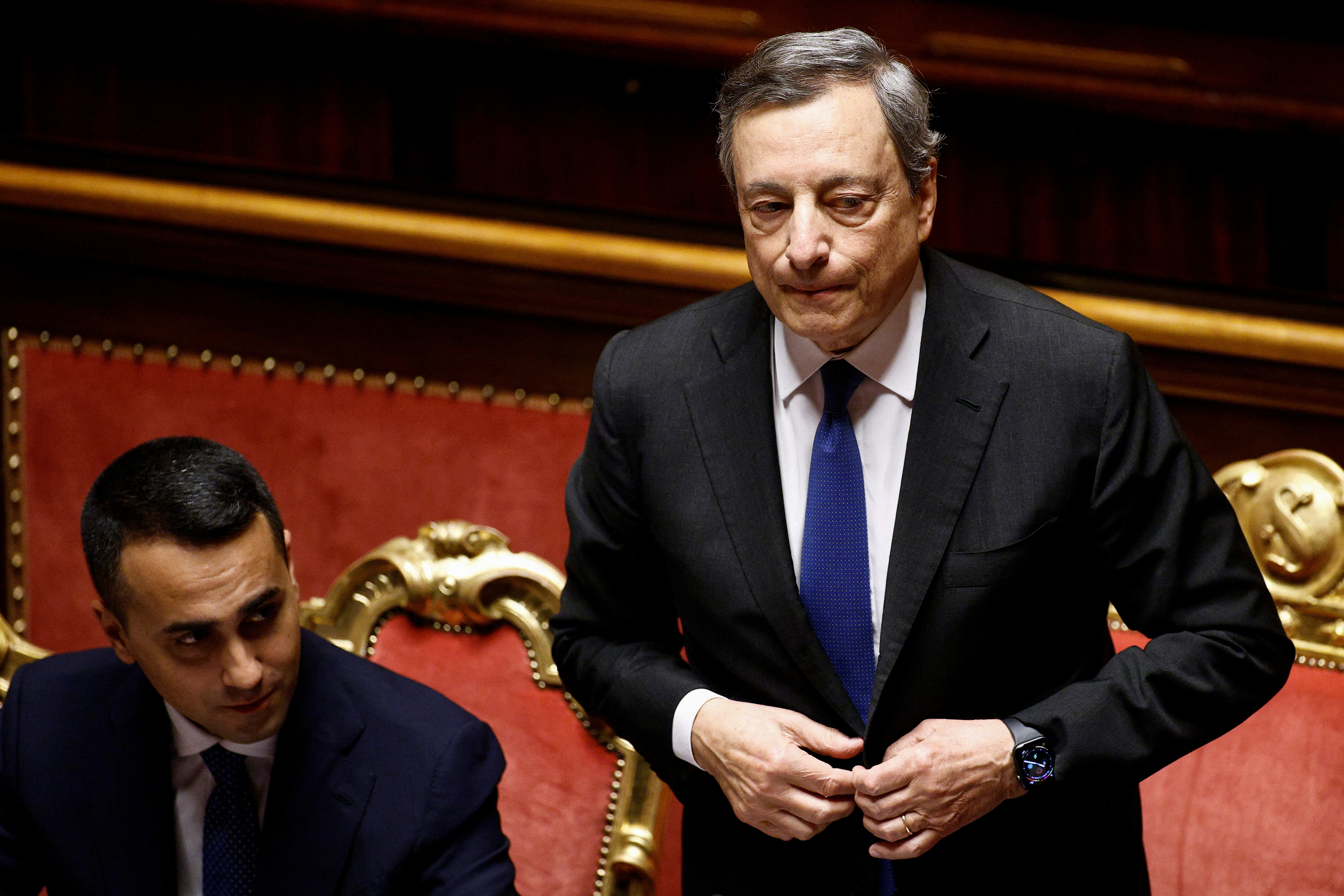 image European shares rise as energy supply worries ease; Draghi addresses parliament