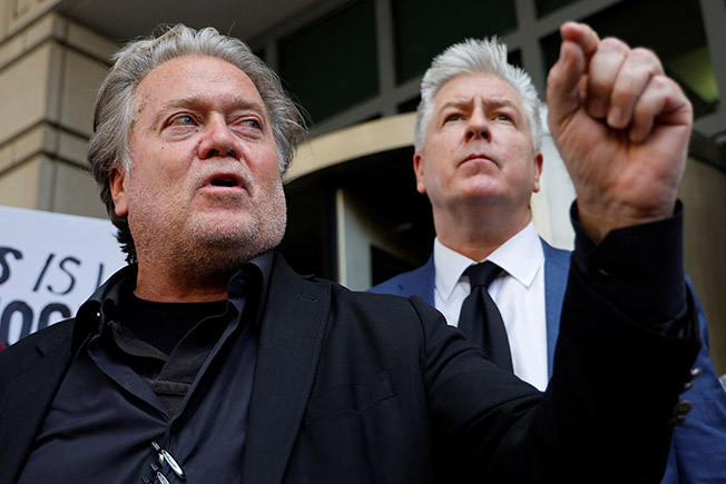 image Trump ex-adviser Bannon convicted of contempt of US Congress