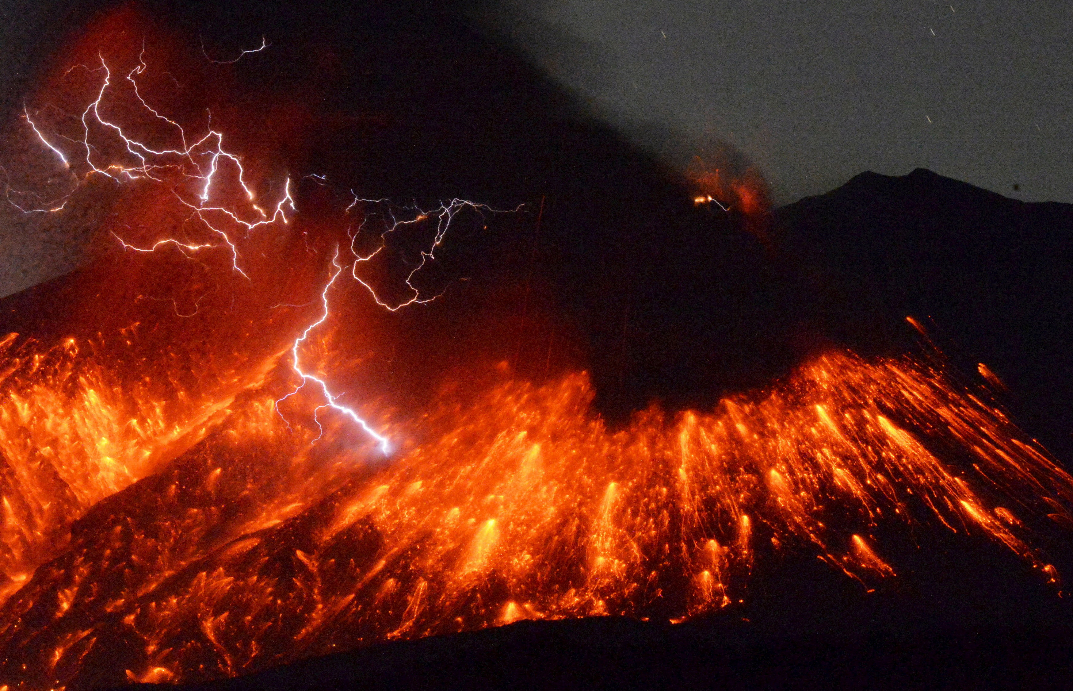 image Volcano erupts on western Japanese island of Kyushu, no reports of damage