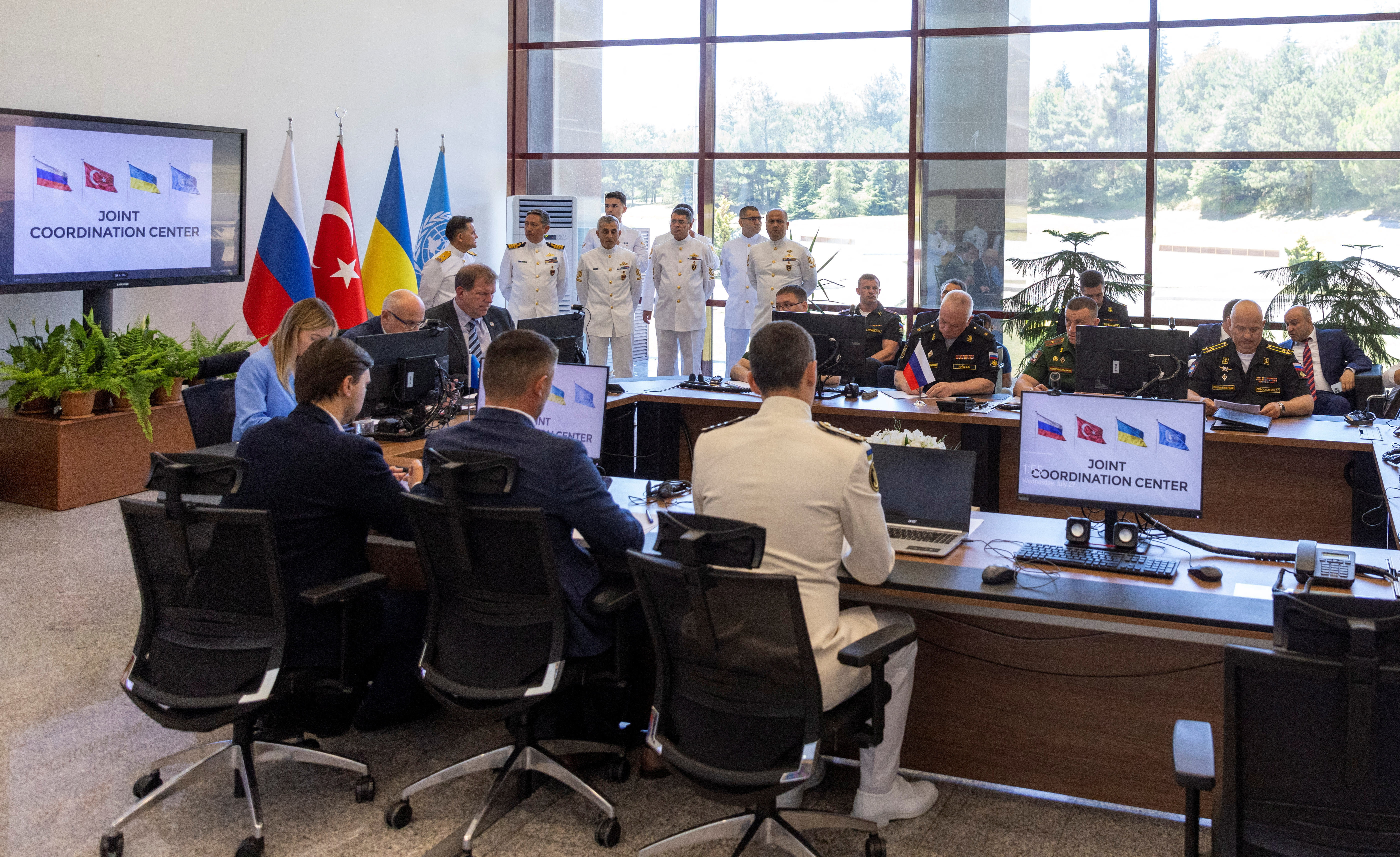 image Ukraine grain export coordination centre opens in Istanbul