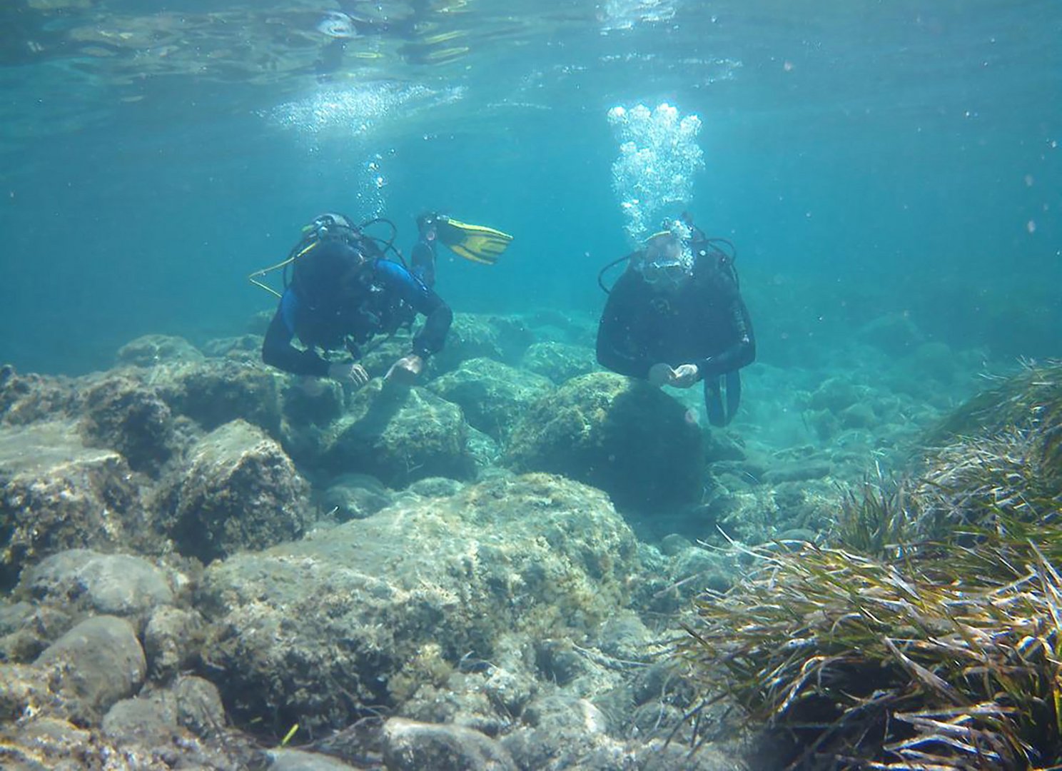 image Karousos takes a dive as Amathus underwater park inaugurated