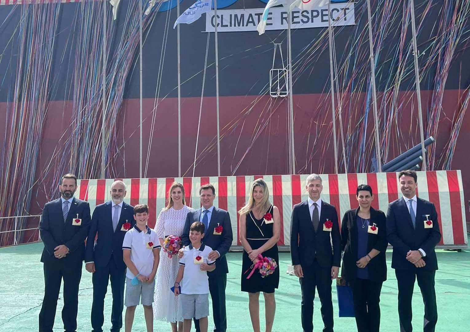 image Shipping minister attends ‘christening’ of Cypriot-flagged vessel in Japan