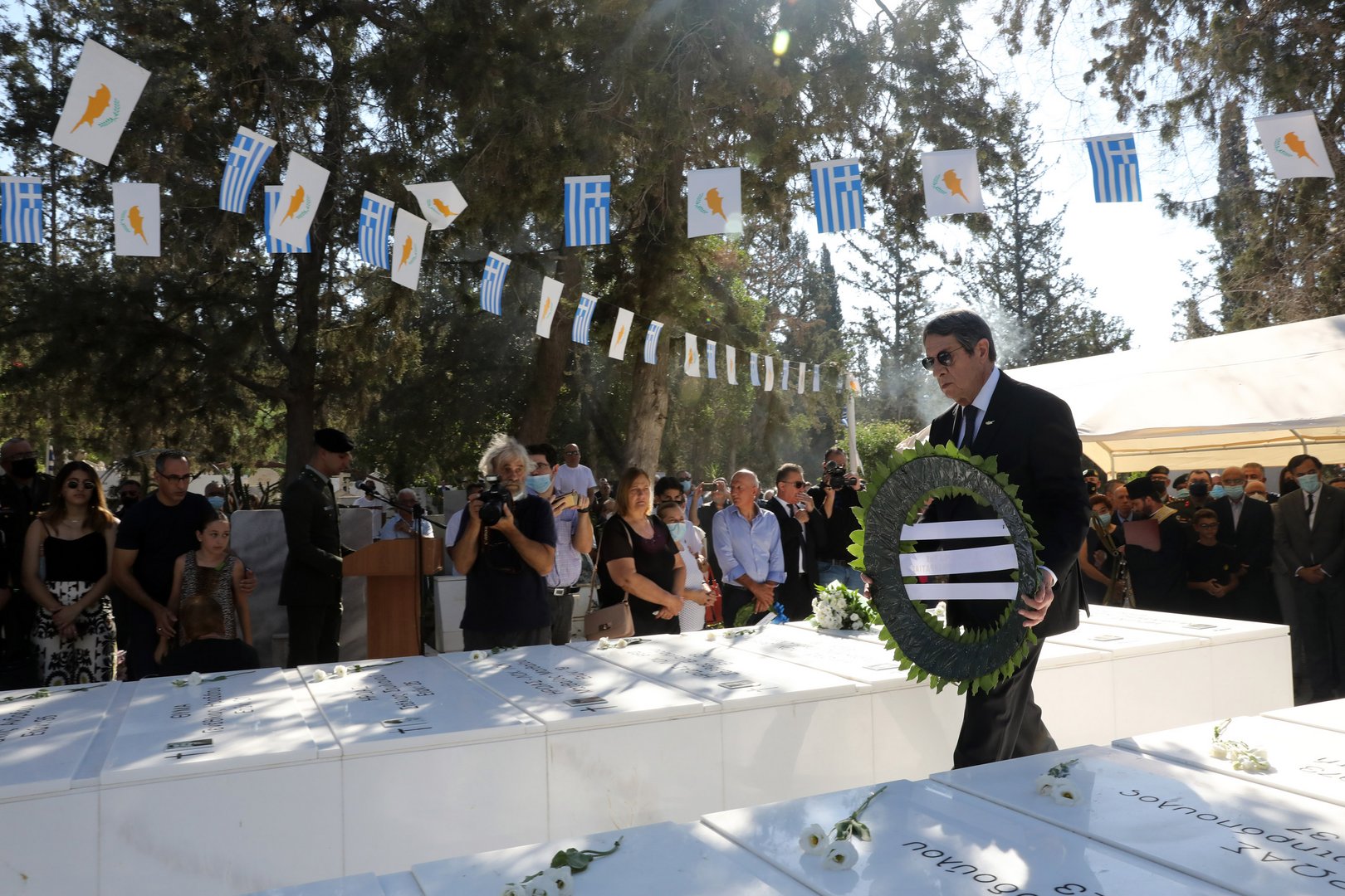 image Calls for unity as Cyprus marks anniversary of 1974 coup