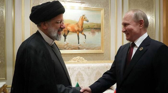 image Putin meets Iran&#8217;s Khamenei on first trip outside ex-Soviet Union since Ukraine war