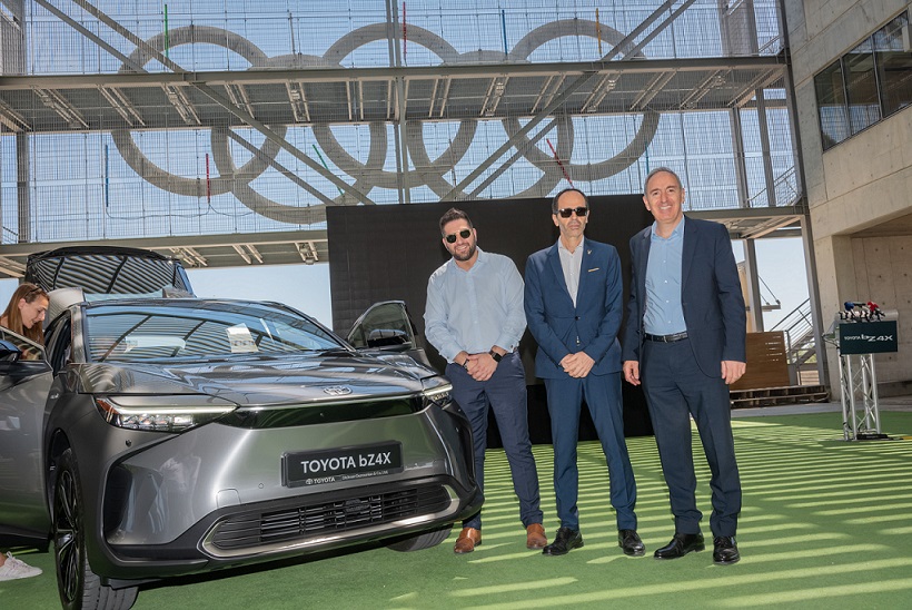 image Toyota unveils new bZ4X at a launch of Olympic dimensions