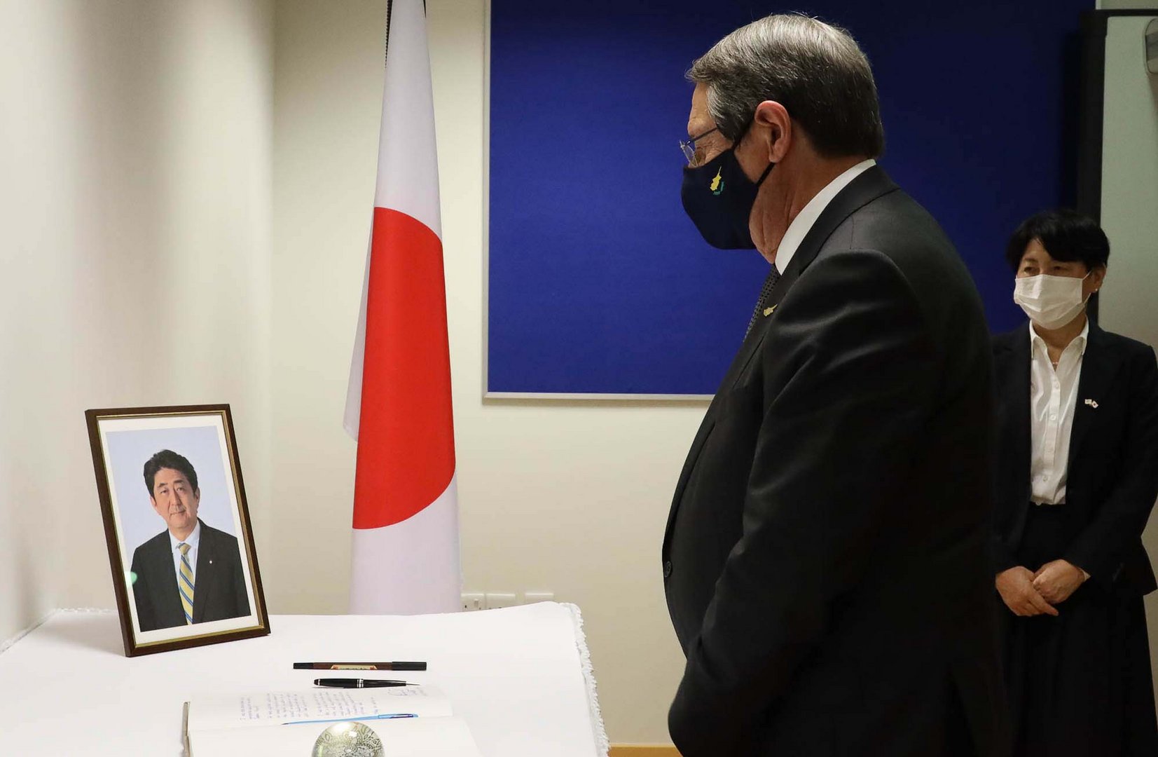 image Anastasiades says ‘shocked’ by death of Abe
