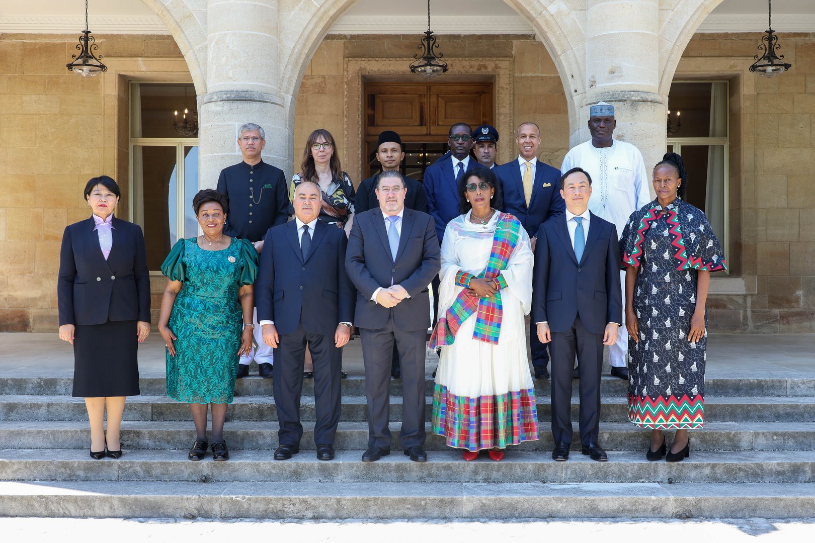 image President welcomes 13 new ambassadors, focusing on energy