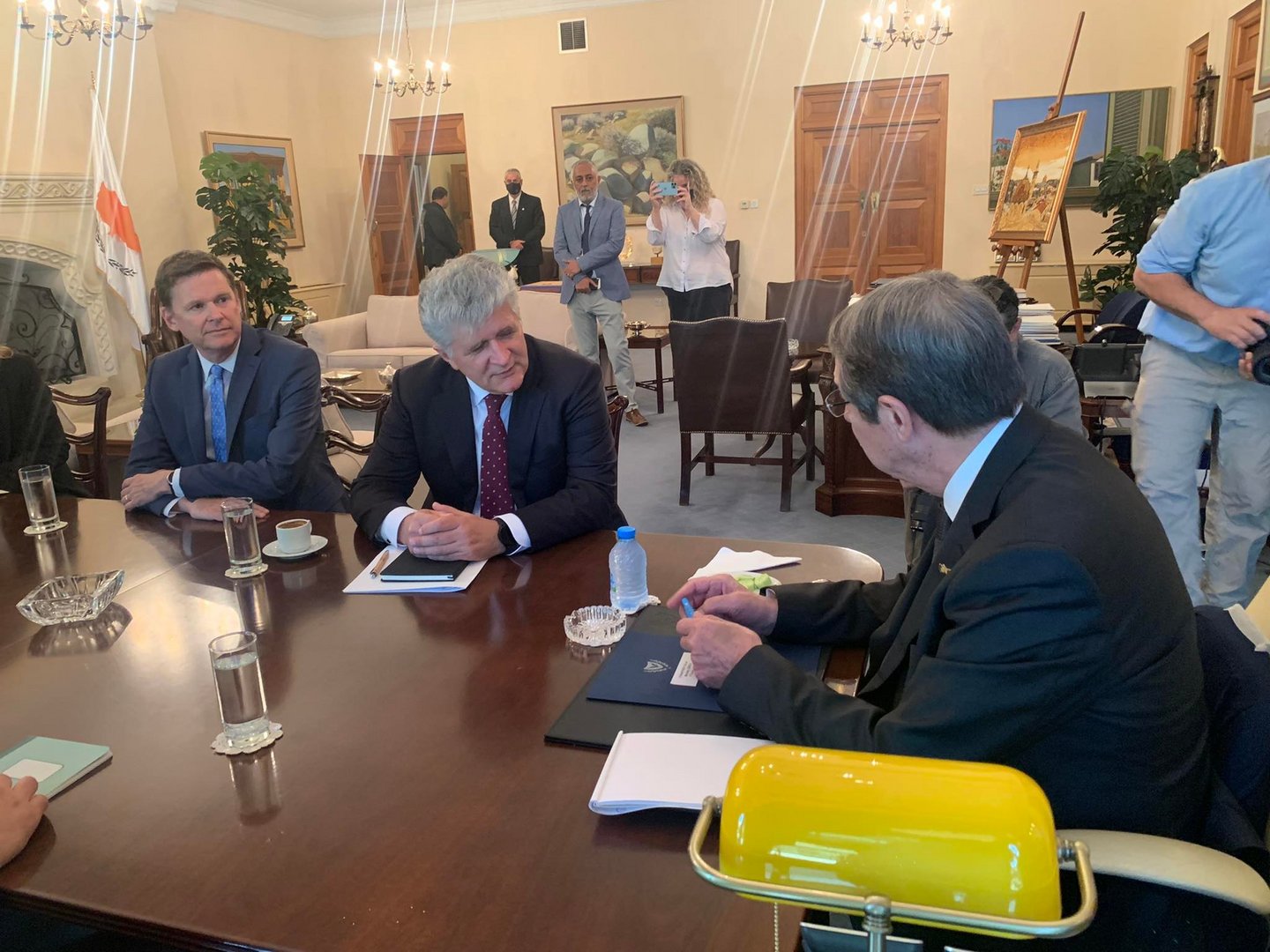 image Anastasiades to meet UN official over resumption of talks