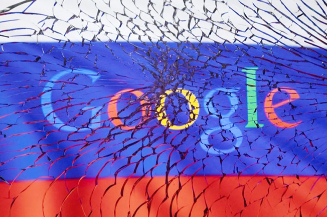 image Russia fines Google $390m for repeated content violations