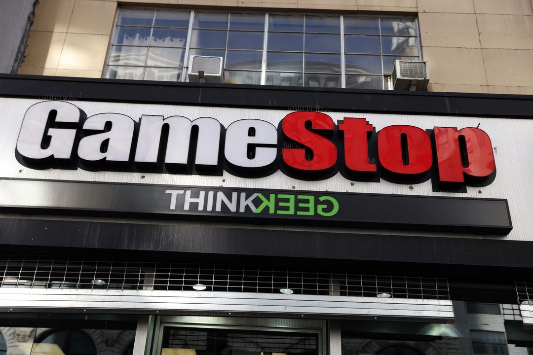 image Meme stock GameStop jumps on share split bandwagon
