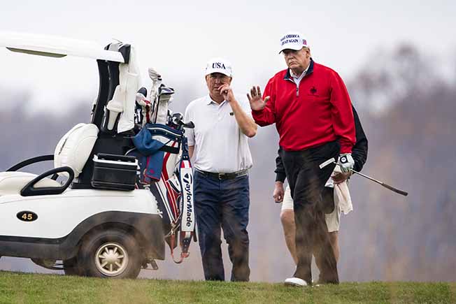 image Trump tells golfers to &#8216;take the money&#8217; and join LIV Golf