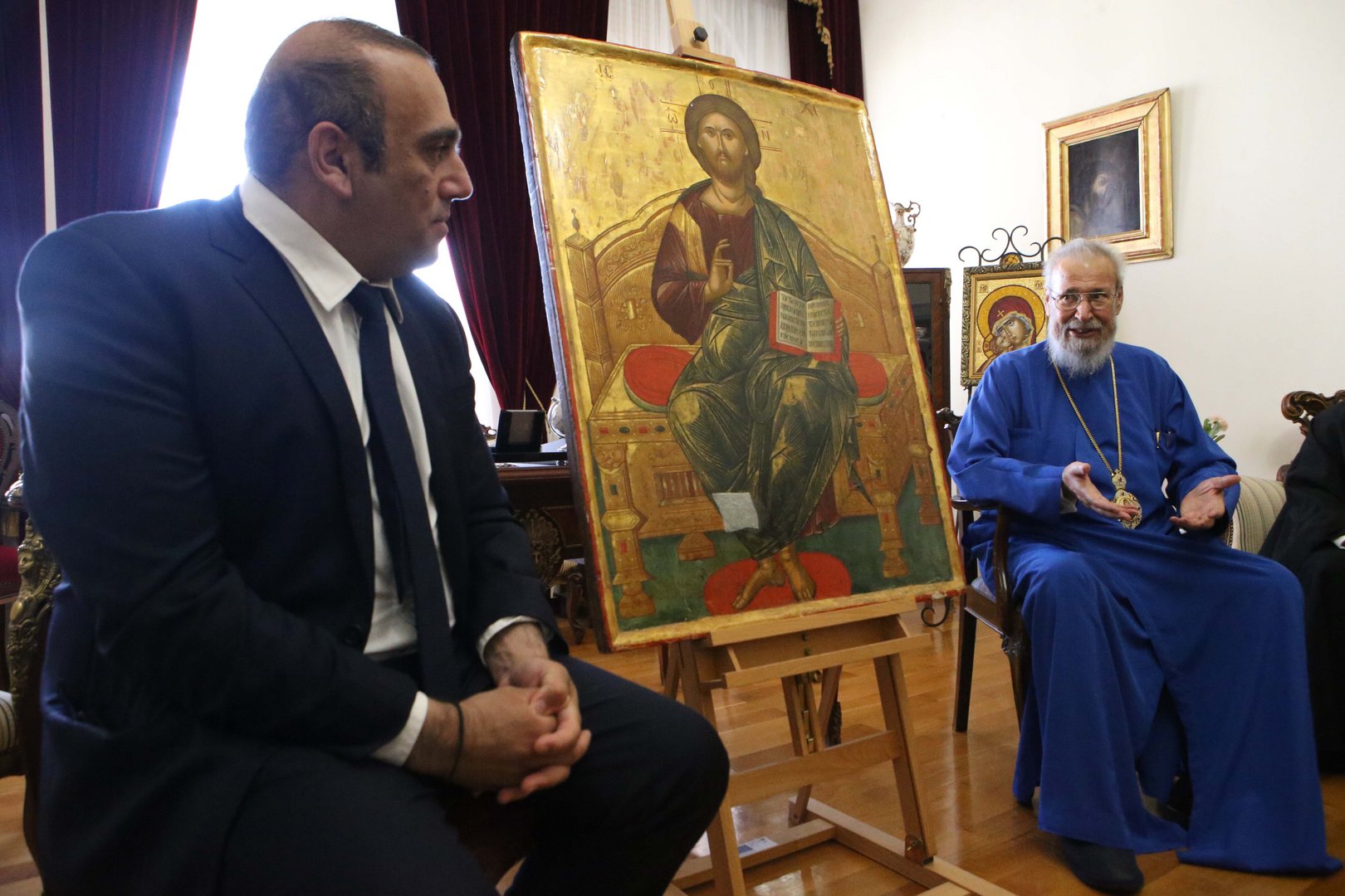 image Stolen 16th century icon handed back to the Church