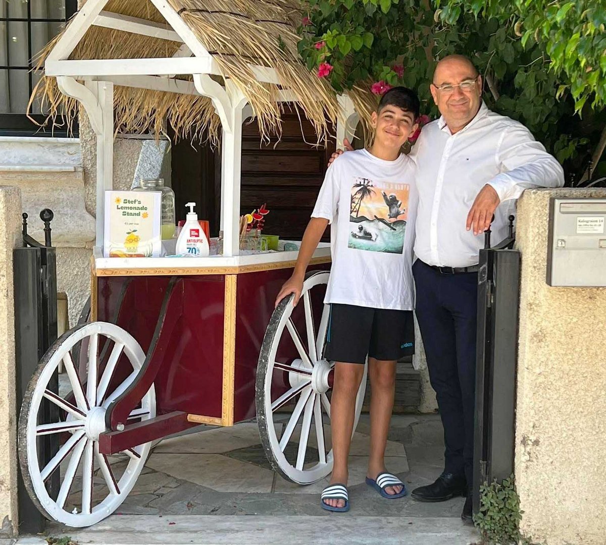 image Larnaca municipality hails charitable boy