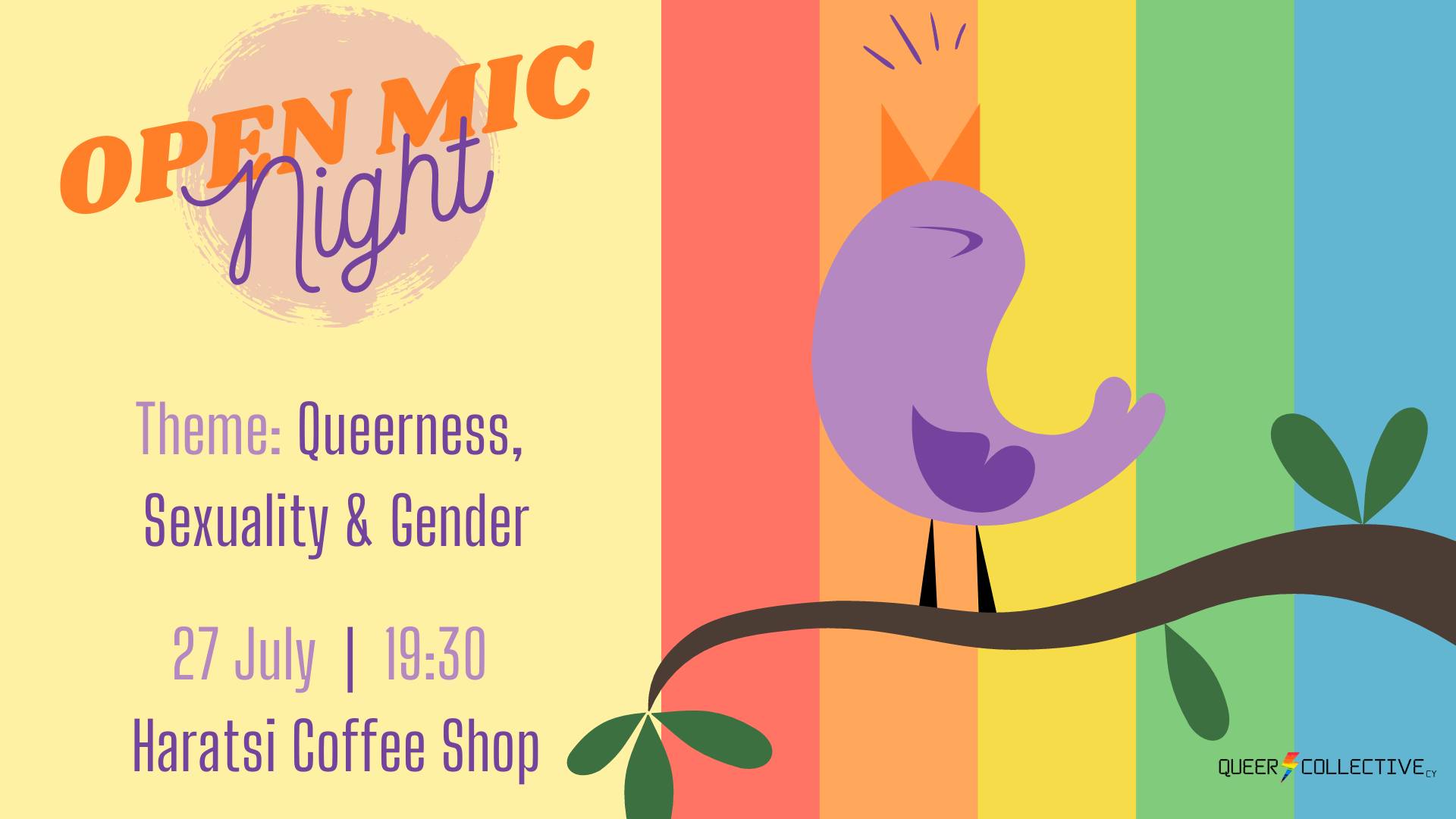 image Open mic night on queerness, sexuality and gender