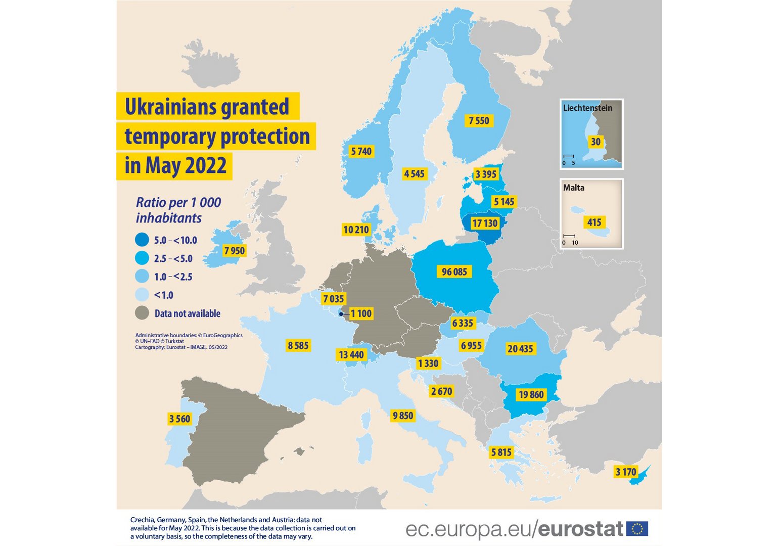 image Cyprus gives temporary protection to second highest number of Ukrainians in EU