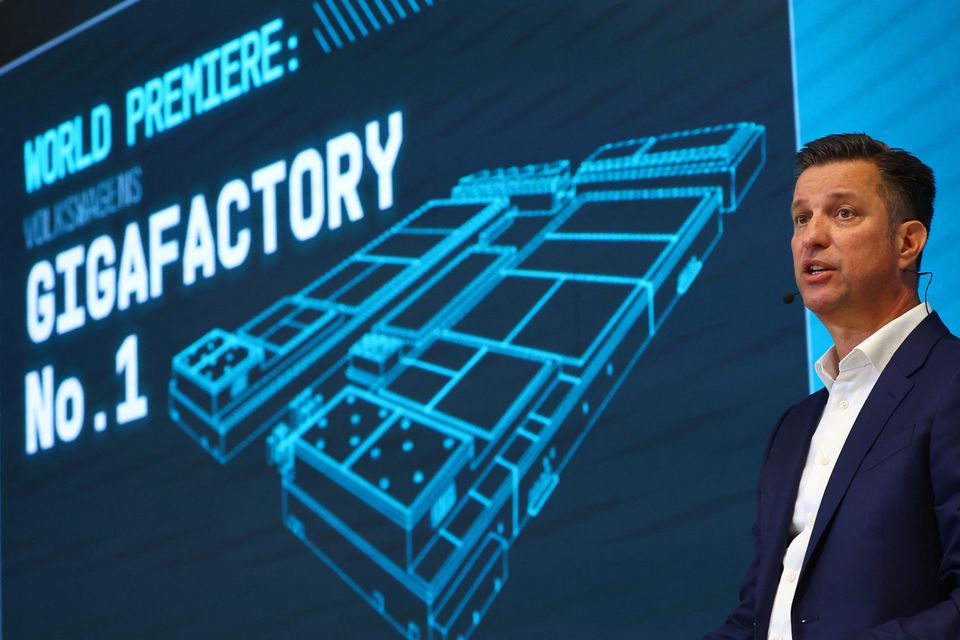 image Volkswagen, partners to invest over $20 bln in car battery business