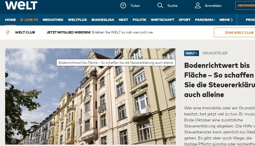 image Russia restricts access to website of German daily Die Welt