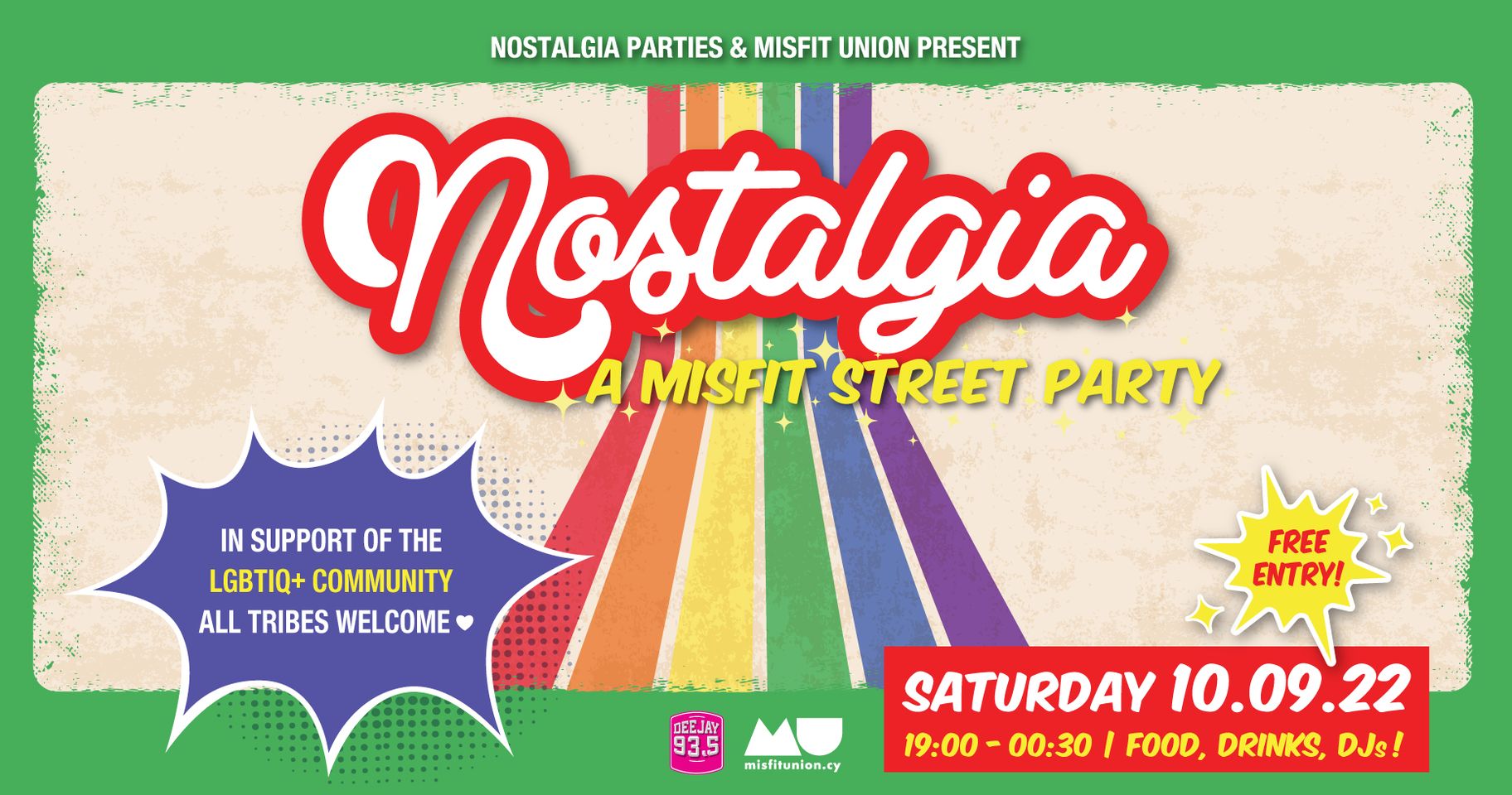 image Street party in support of LGBTQ+ community