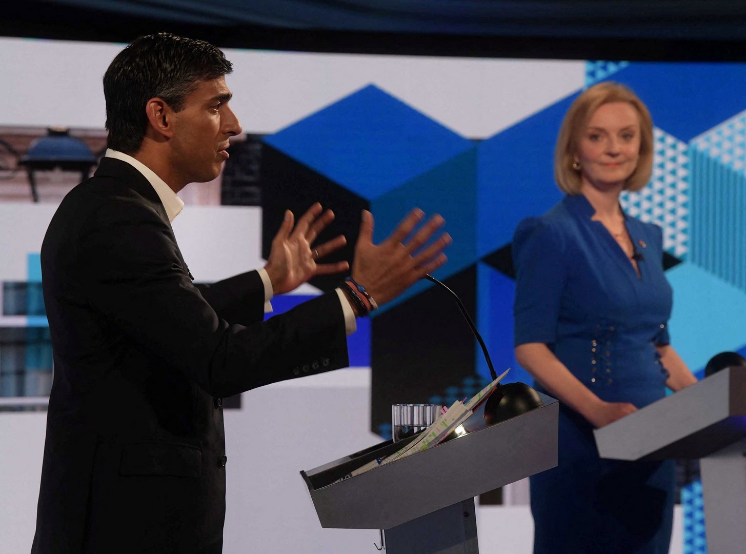 image Britain&#8217;s leadership rivals, Truss and Sunak pledge support for Cyprus