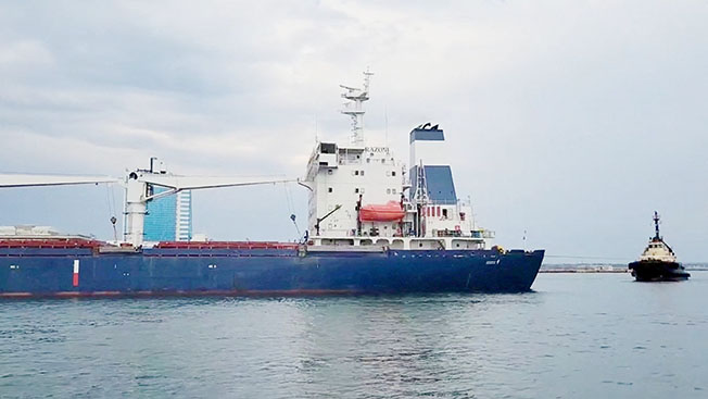image &#8216;Glimmer of hope&#8217; as Ukraine grain ship leaves Odesa port