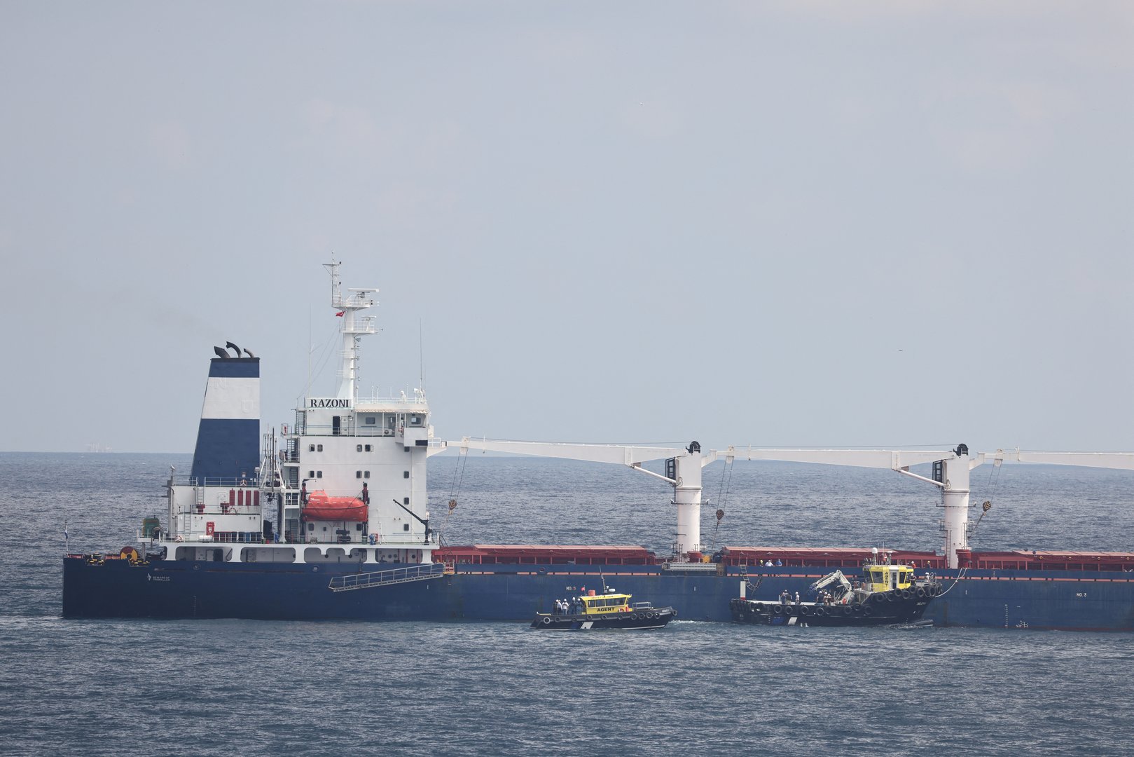 image Inspection team boards first Ukraine grain ship off Turkish coast