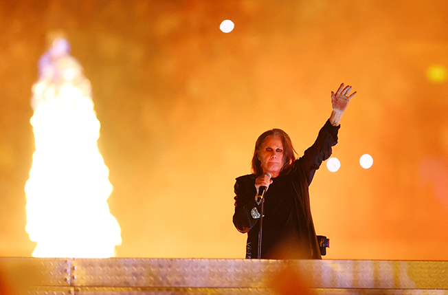 image Ozzy Osbourne makes surprise appearance at Commonwealth Games closing ceremony
