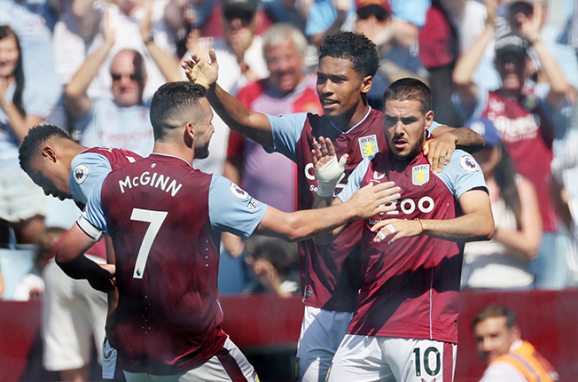 image Fired-up Villa squeeze out 2-1 home win over Everton