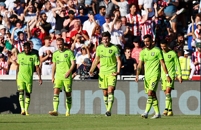 image Shambolic Man United suffer humiliating 4-0 loss at Brentford