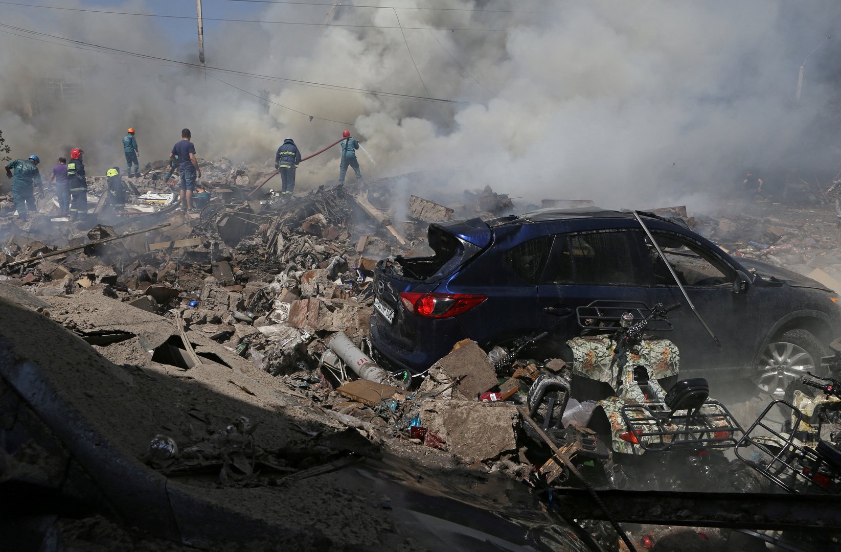 image Death toll from Armenia fireworks explosion rises to six, scores injured (Updated)