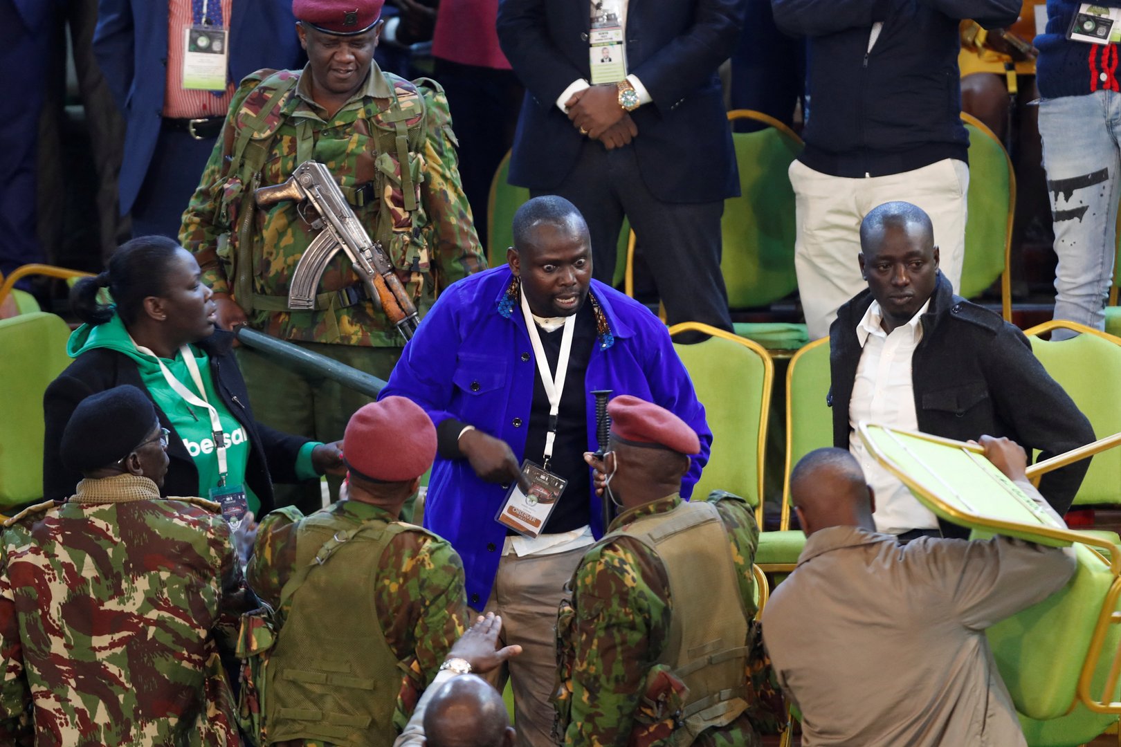 image Senior Kenyan election officials disown the results of presidential election