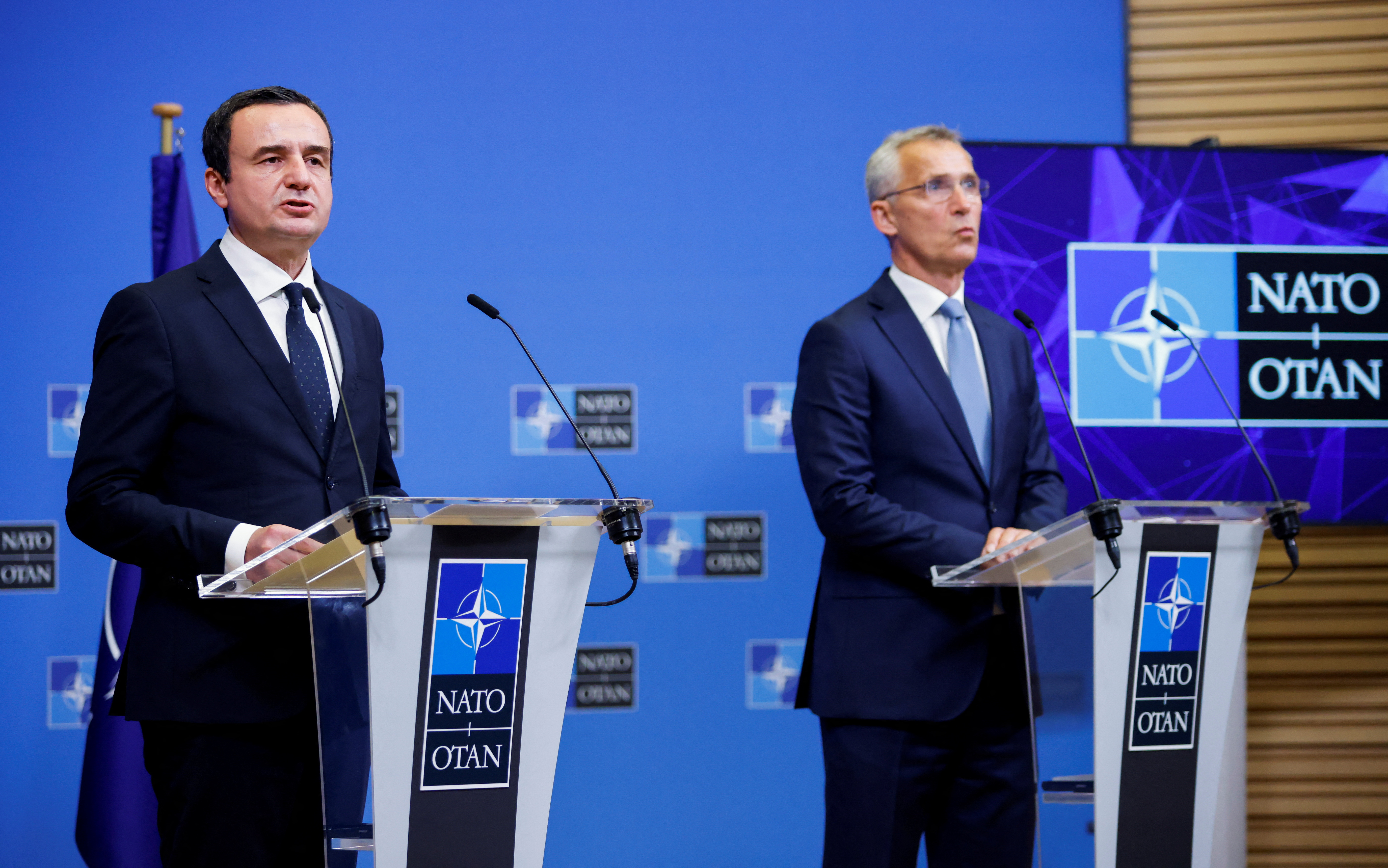 image NATO says it is ready to step up forces if Serbia-Kosovo tensions escalate