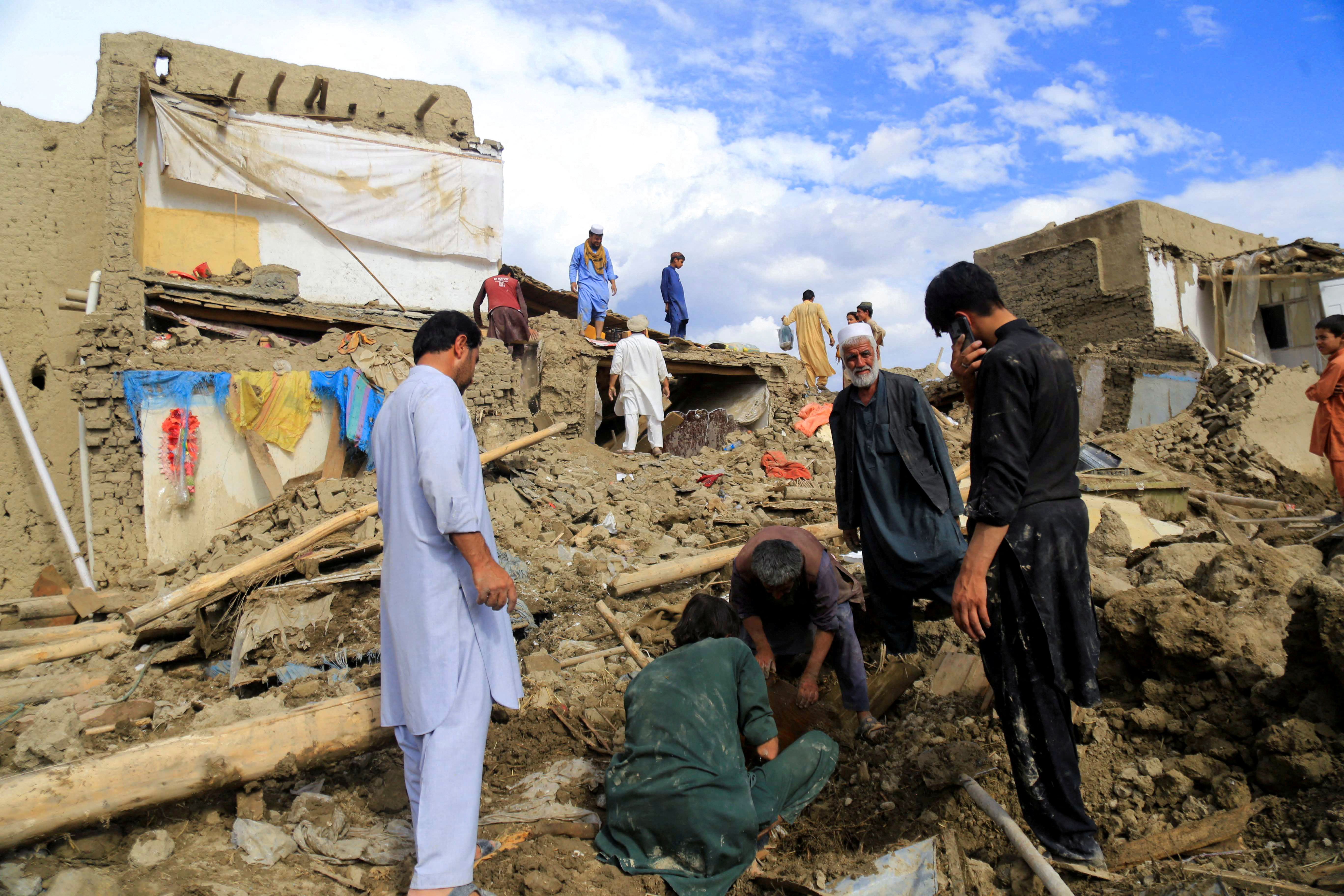 image Eight children dead, more missing as flooding destroys Afghan homes