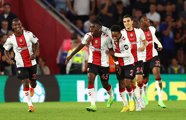 image Stuttering Chelsea beaten at Southampton